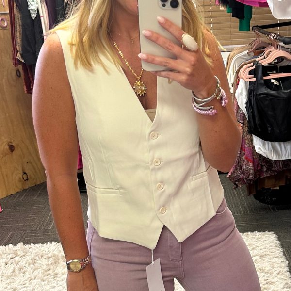 Cream vest