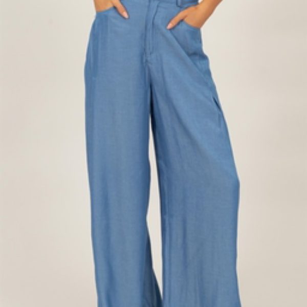 Chambray trousers