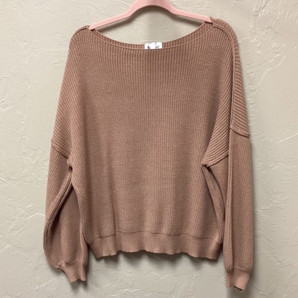 Camel Boatneck Sweater