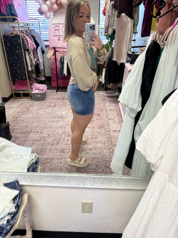 Blue combo shorts - Image 3