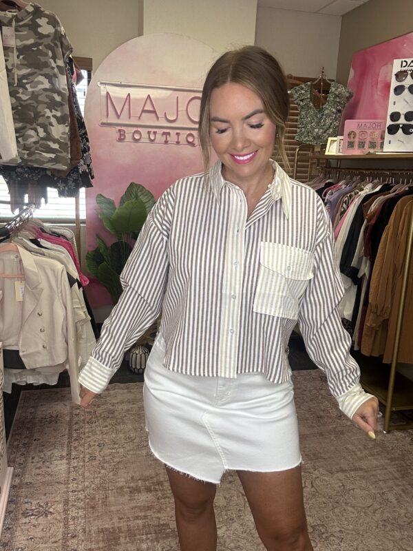 The Coastal Stripe Button-Up - Image 5
