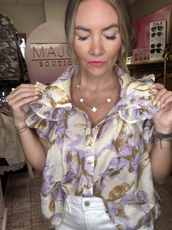 The Violet Breeze Blouse - Image 3