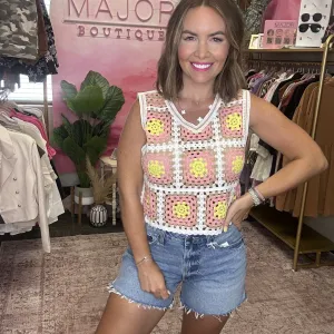 The Sunny Crochet Tank