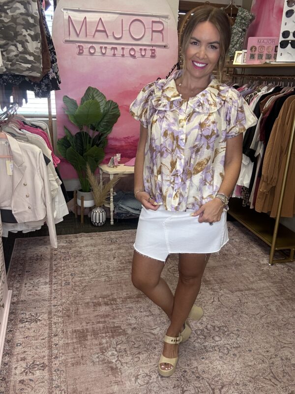 The Violet Breeze Blouse - Image 2