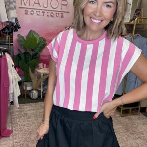 Pop of Pink Tee