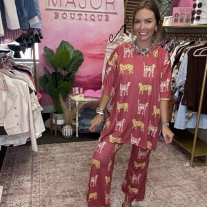 Cheetah Chic Lounge Set