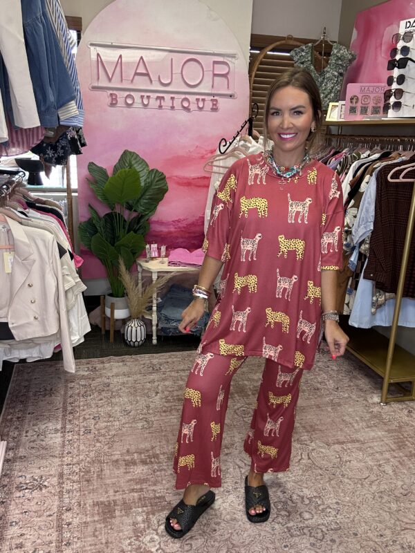 Cheetah Chic Lounge Set