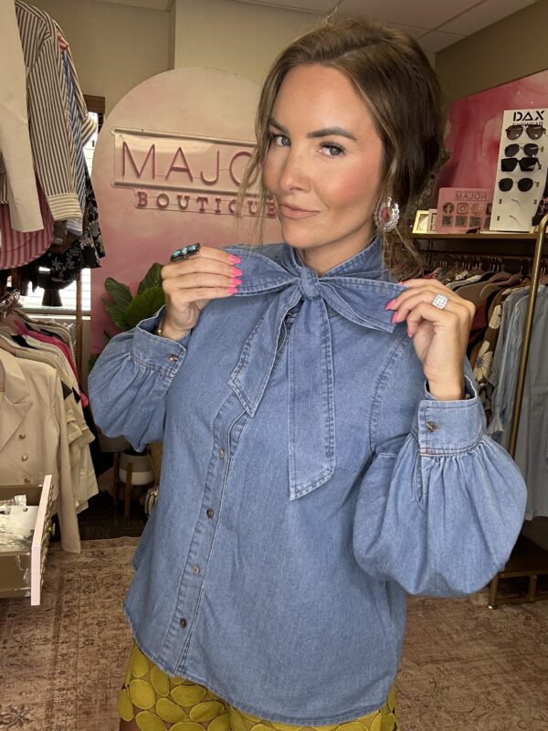 The Dakota Denim Top - Image 7