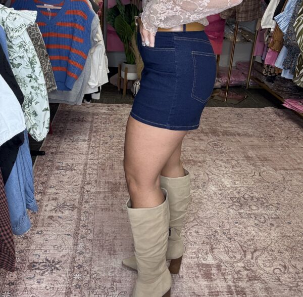 Denim Classic Shorts - Image 3