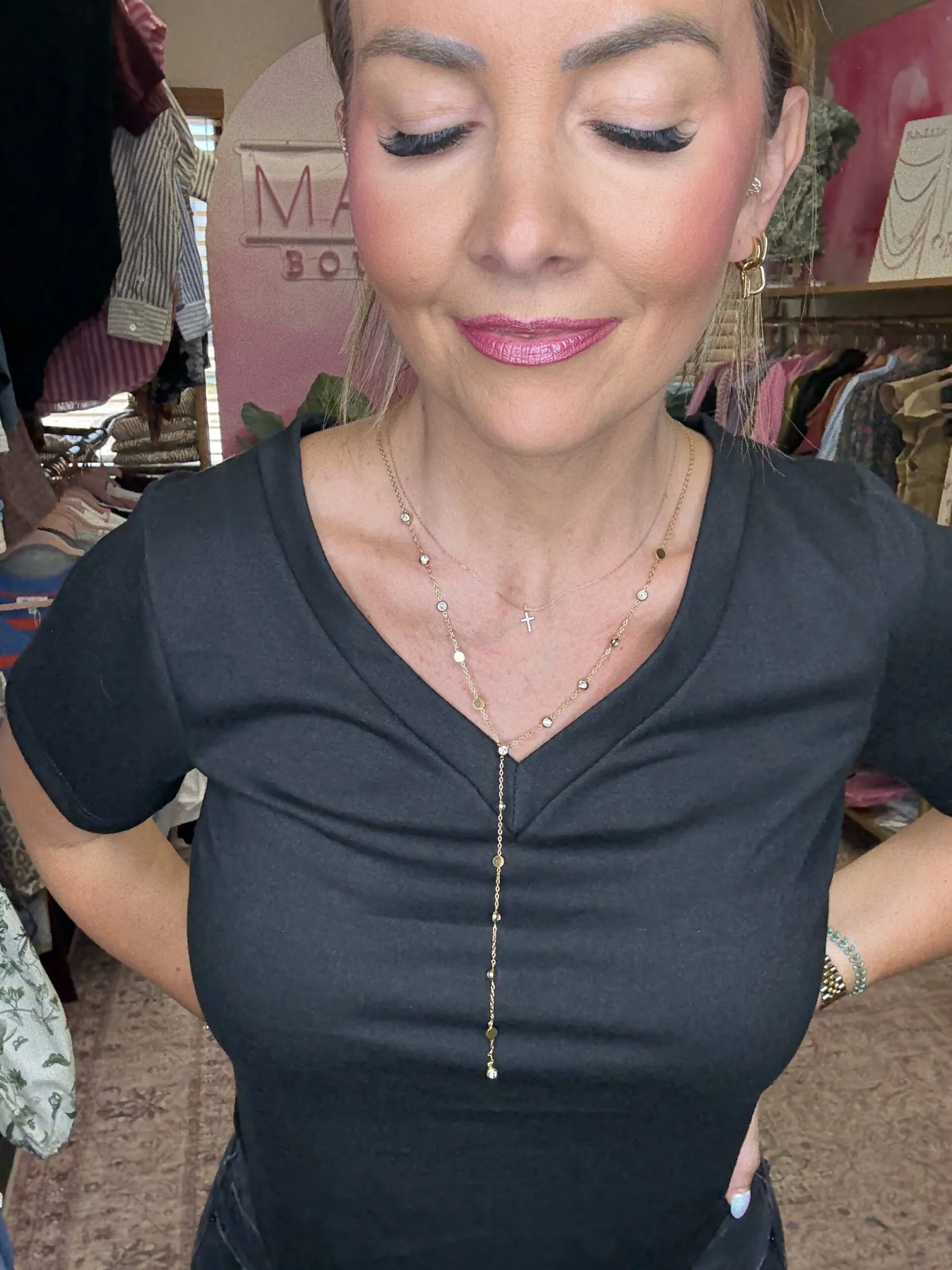 Golden Grace Y-Necklace