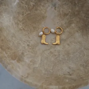 Cowgirl Boots Earring
