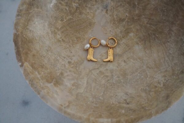 Cowgirl Boots Earring