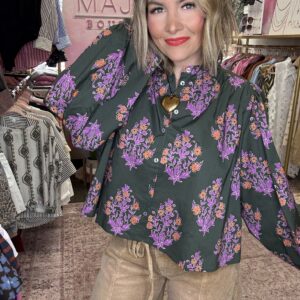 Wildflower Whimsy Button Down