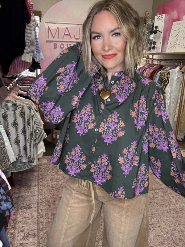 Wildflower Whimsy Button Down