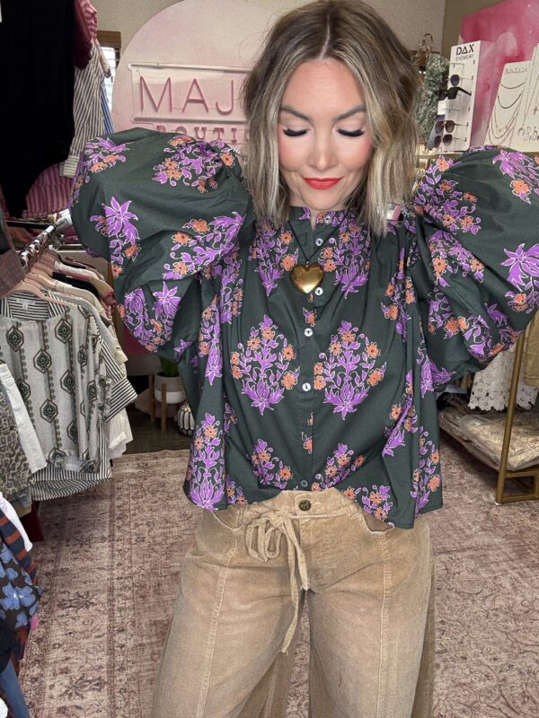 Wildflower Whimsy Button Down - Image 5