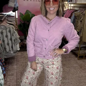 Cotton Candy Quilted Jacket