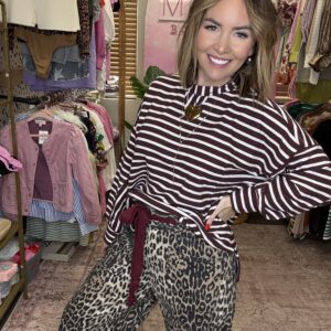 Easy Stripe Everyday Pullover