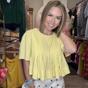 Lemon Drop Dream Blouse