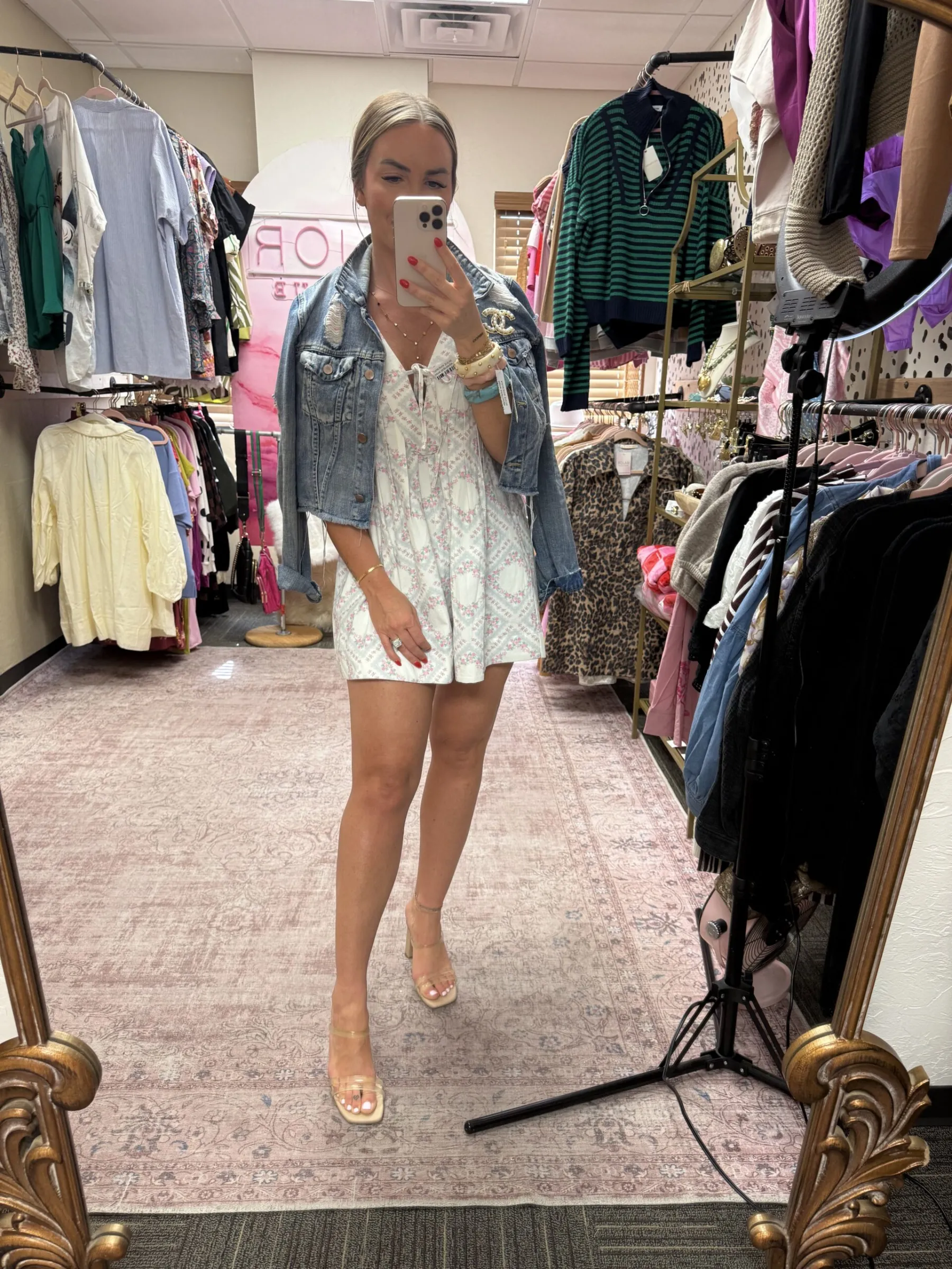 Southern Belle Tie Romper - Image 5