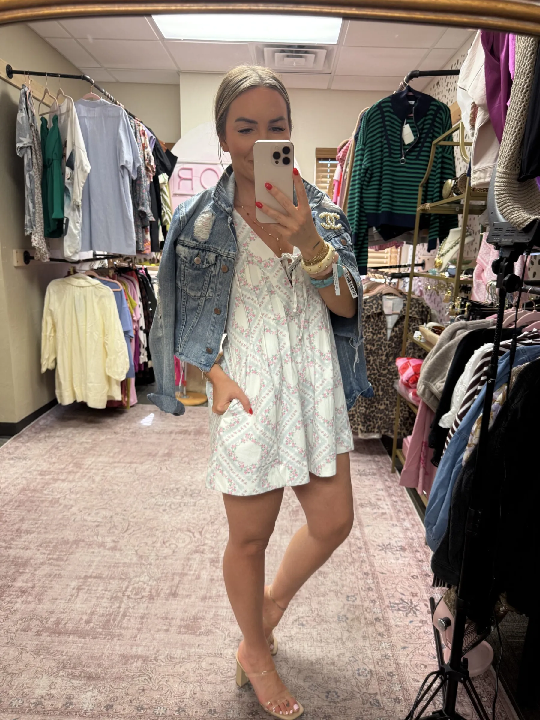Southern Belle Tie Romper - Image 2