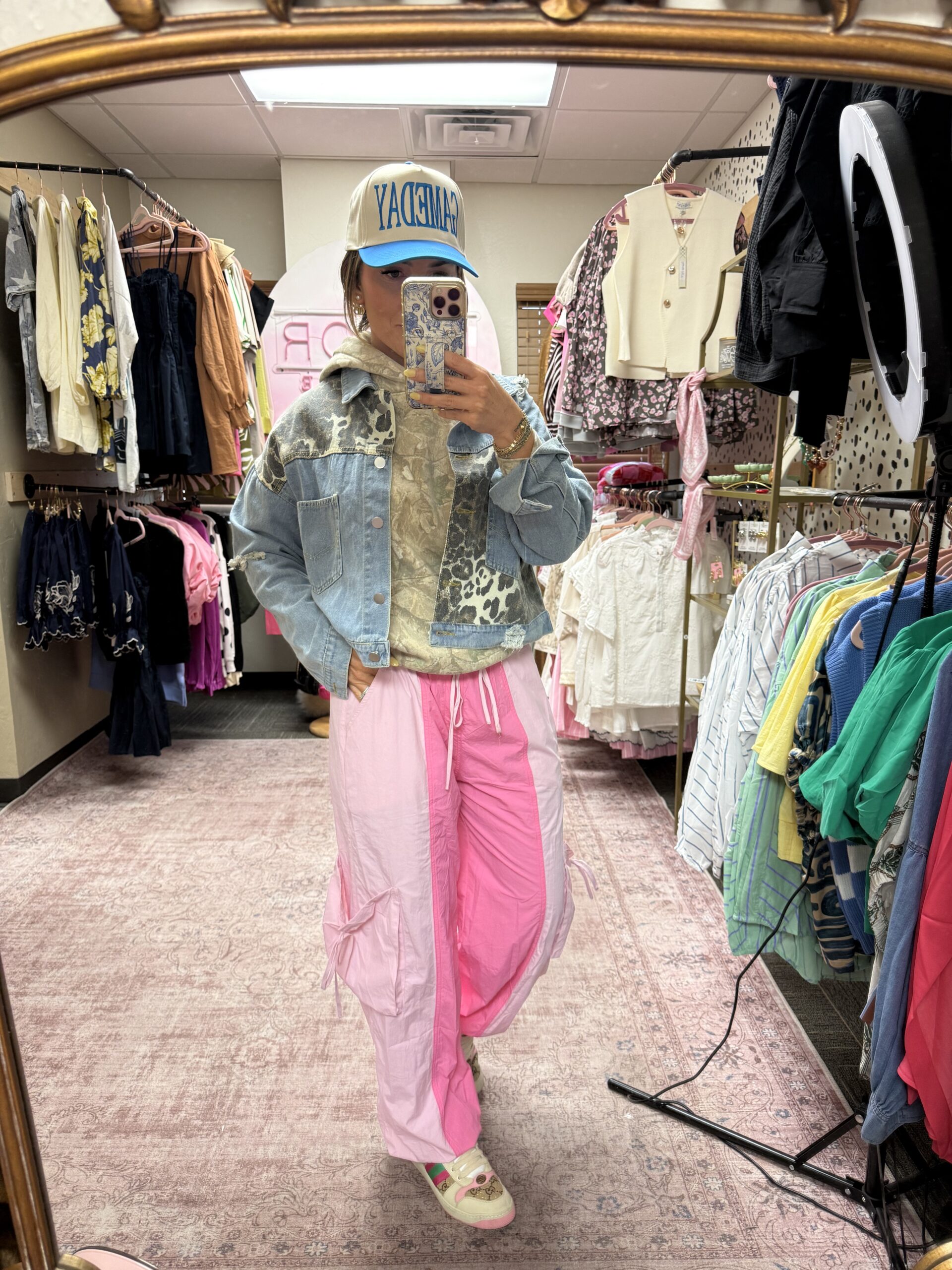 Cheetah Denim Jacket - Image 4