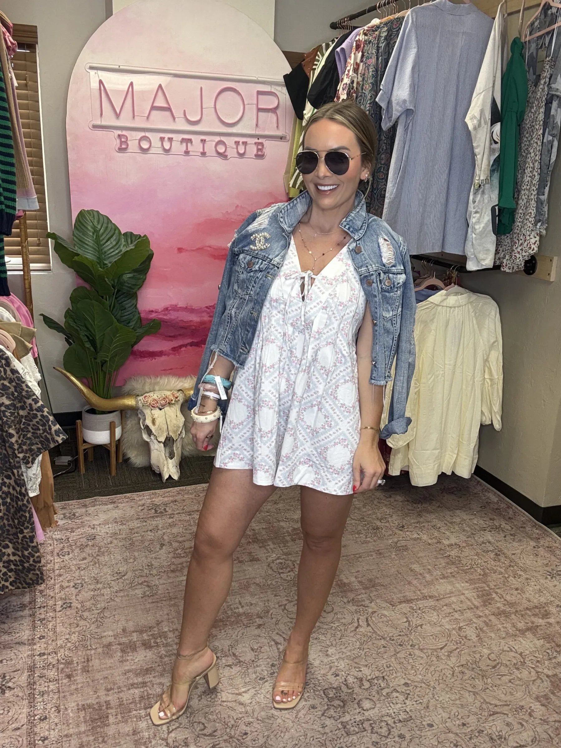 Southern Belle Tie Romper - Image 3