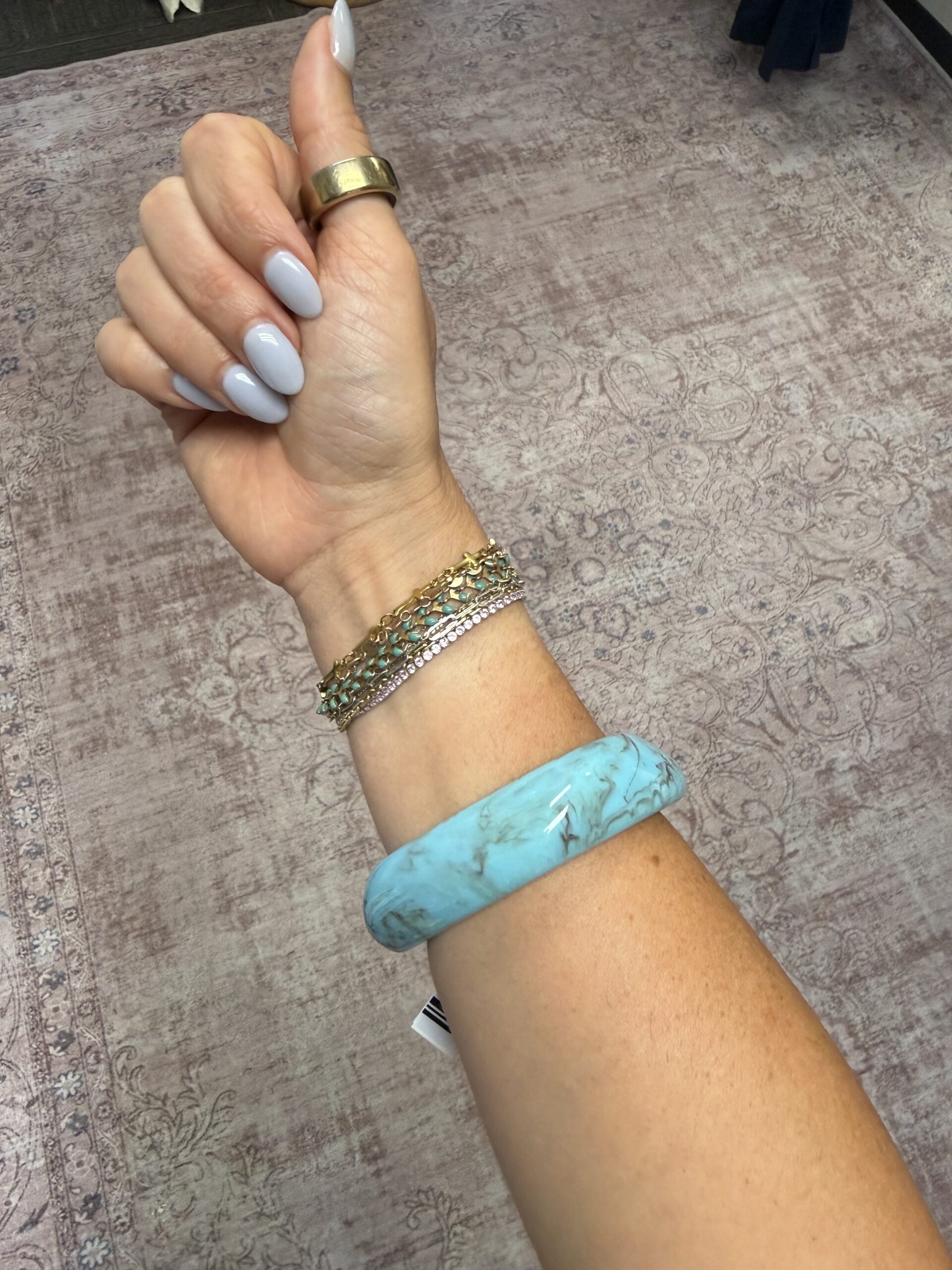 large bangle turquoise - Image 2