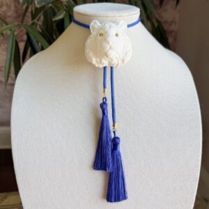 Tiger Bolo White with Royal Blue & Royal Blue