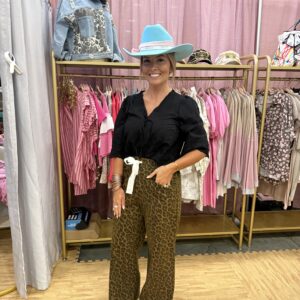 Leopard Tie Waist