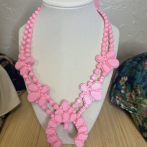 Night Bloom Necklace in Bubblegum Pink