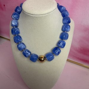 Chunky Beaded Statement Necklace