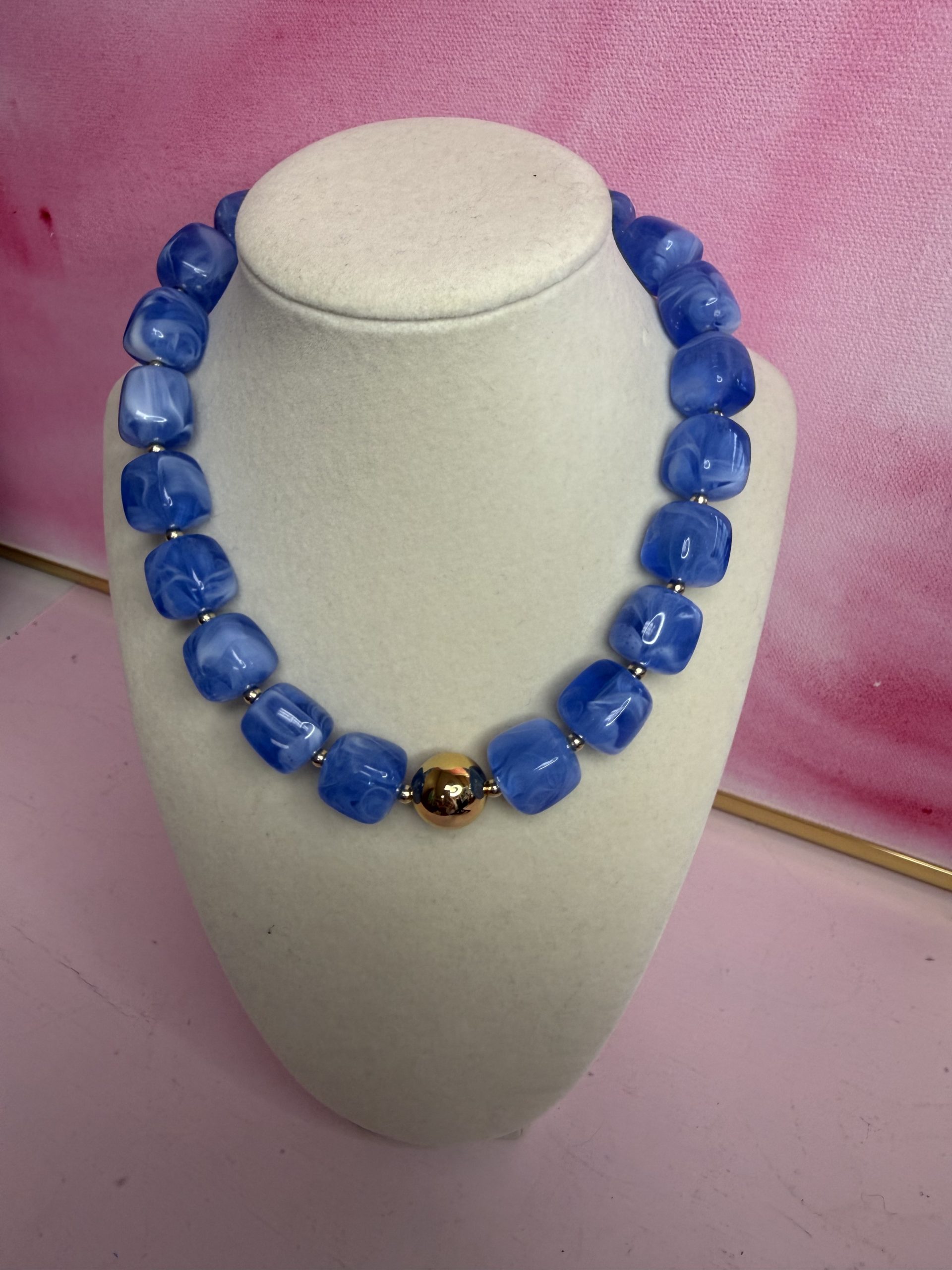 Chunky Beaded Statement Necklace