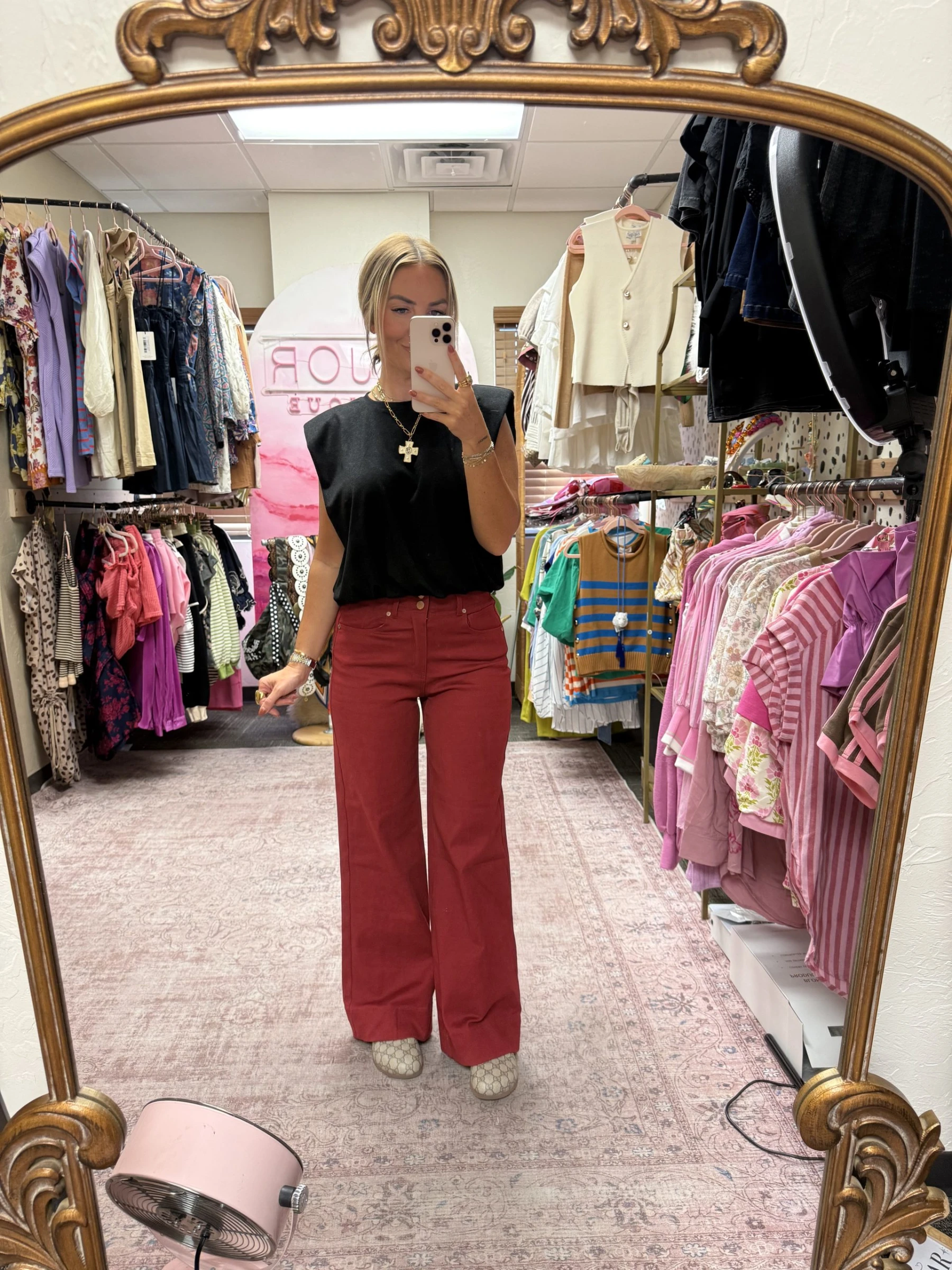 The Merlot Moment Wide Leg Jeans - Image 3
