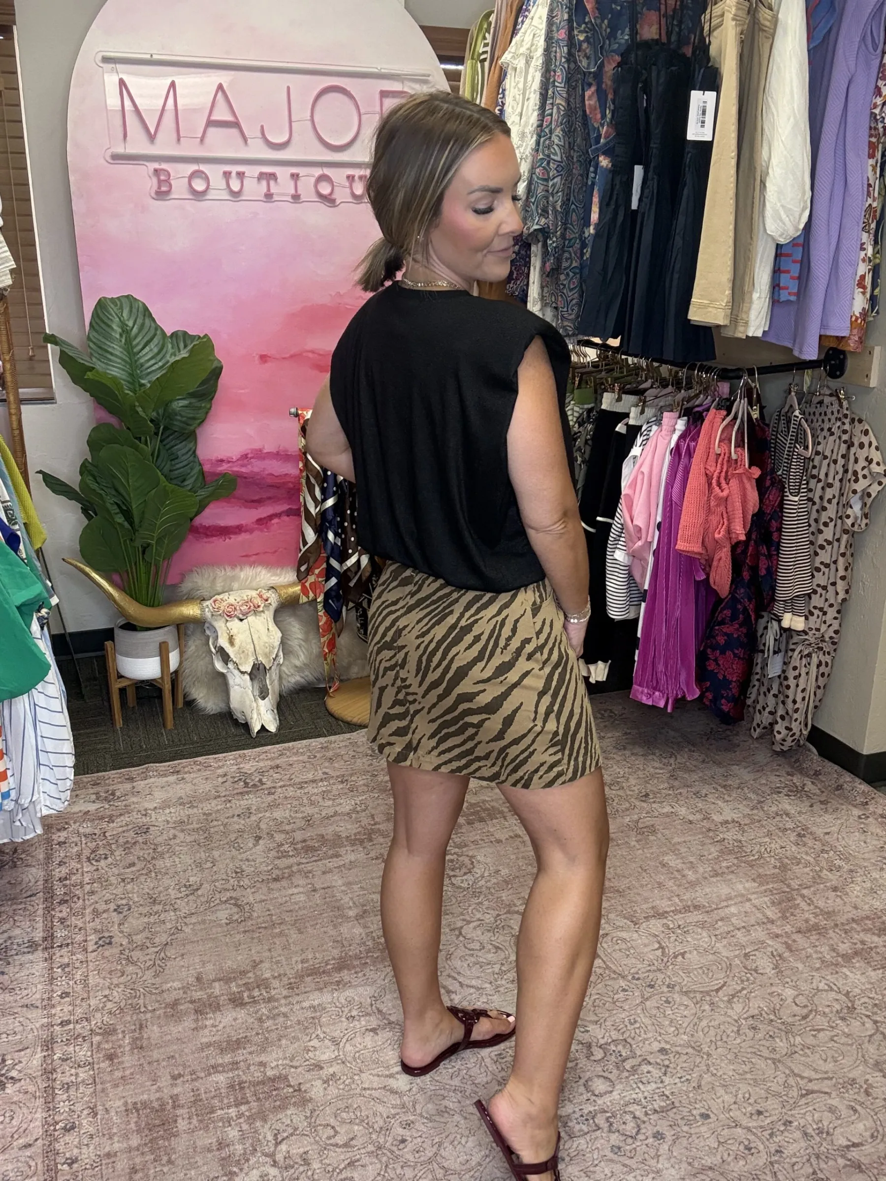 Wild Side Zebra Skirt - Image 2
