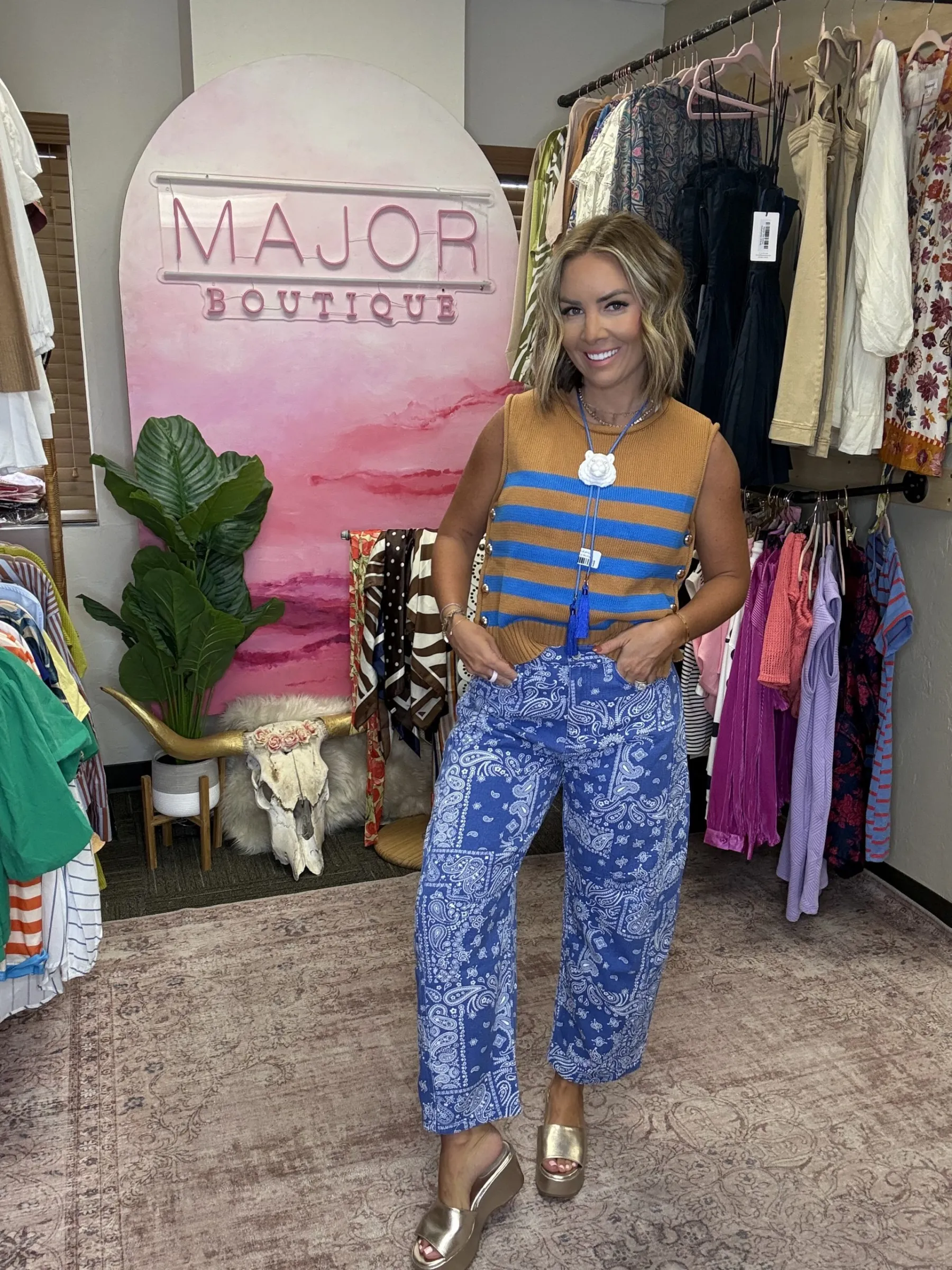 Bandana Blues Pants