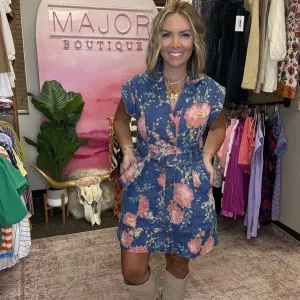 Wildflower Denim Dress