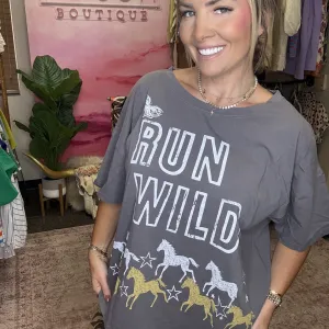 Run Wild Graphic Tee