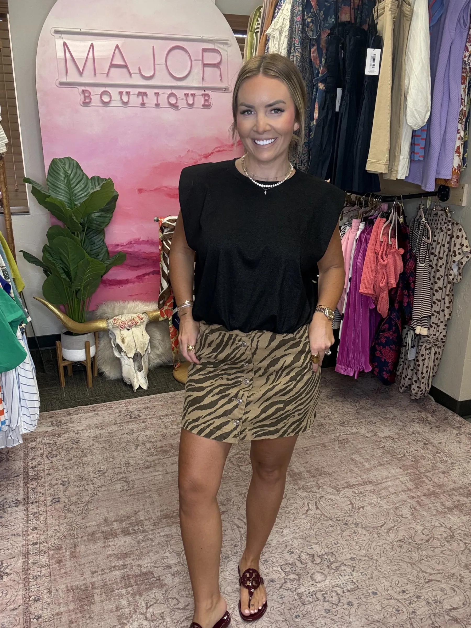 Wild Side Zebra Skirt - Image 3