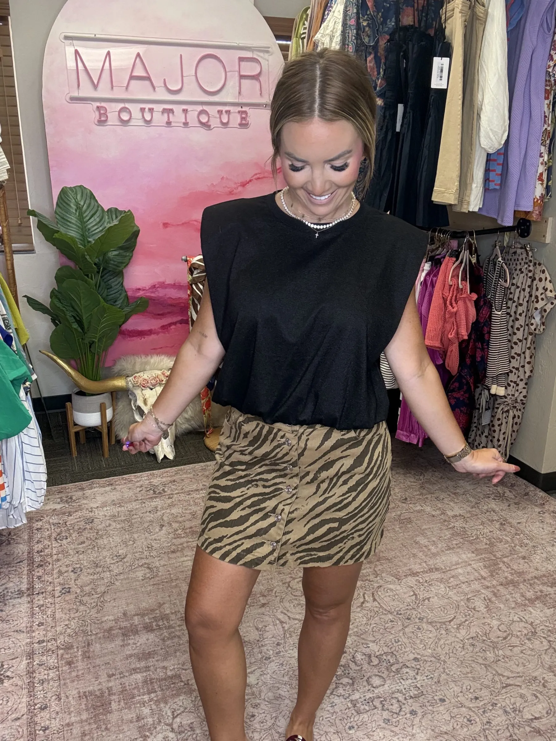 Wild Side Zebra Skirt - Image 5